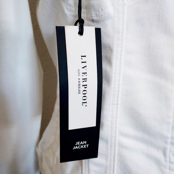 Women's White Denim Jacket - Picture 11 of 14